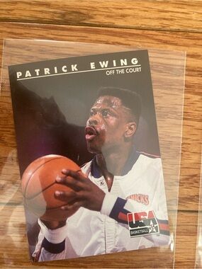 New York Knicks Patrick Ewing Rare Dreamteam Card